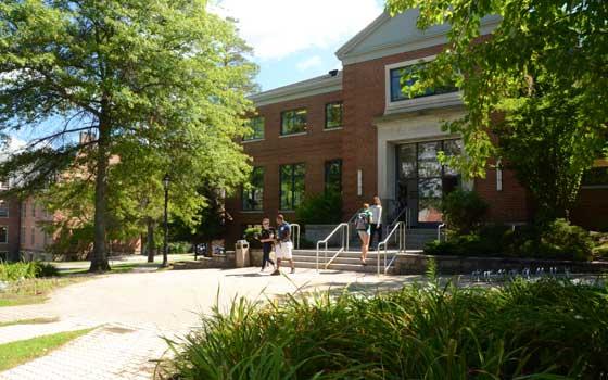 Front of Herrick Library